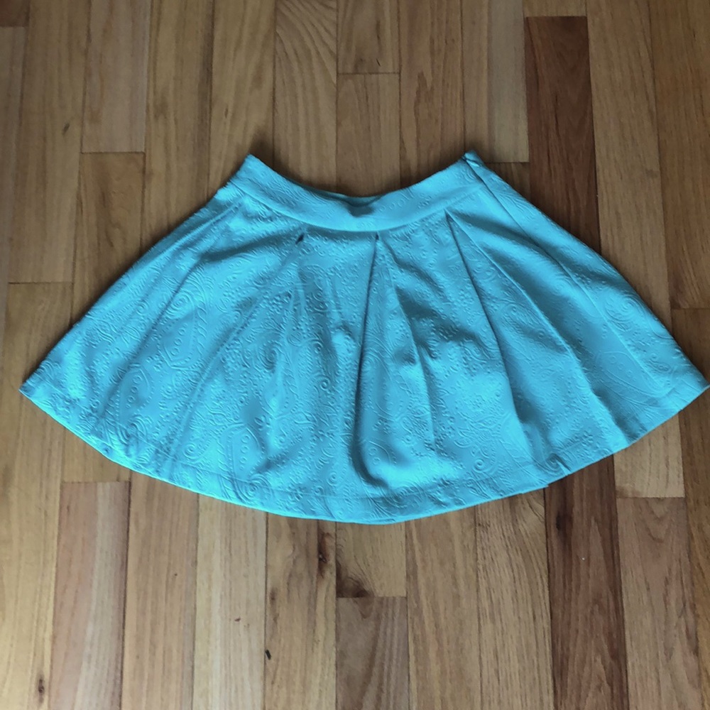 Pleated Mini Skirt